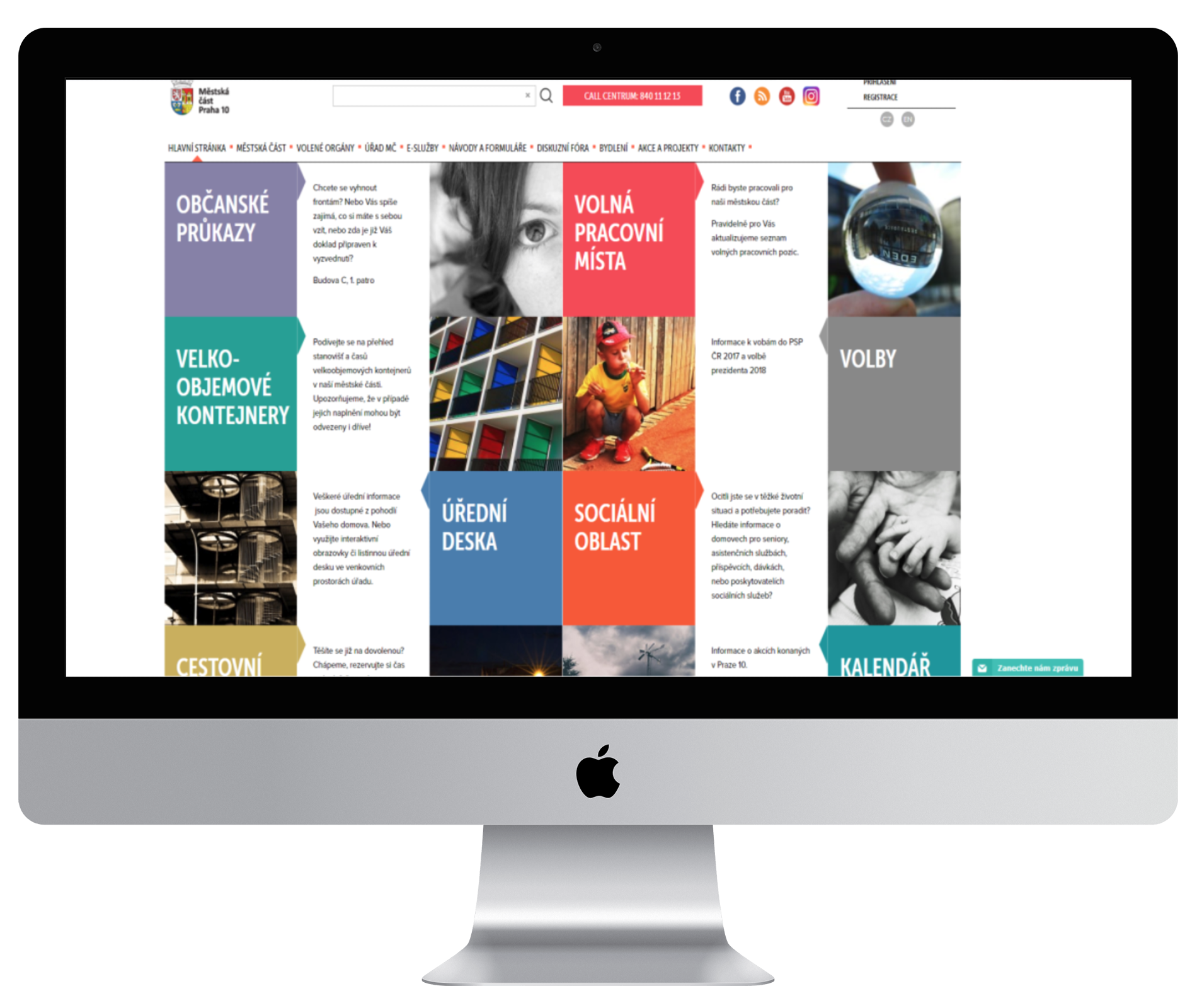Capital city district portal for residents supporting social life in the capital — screenshot 4