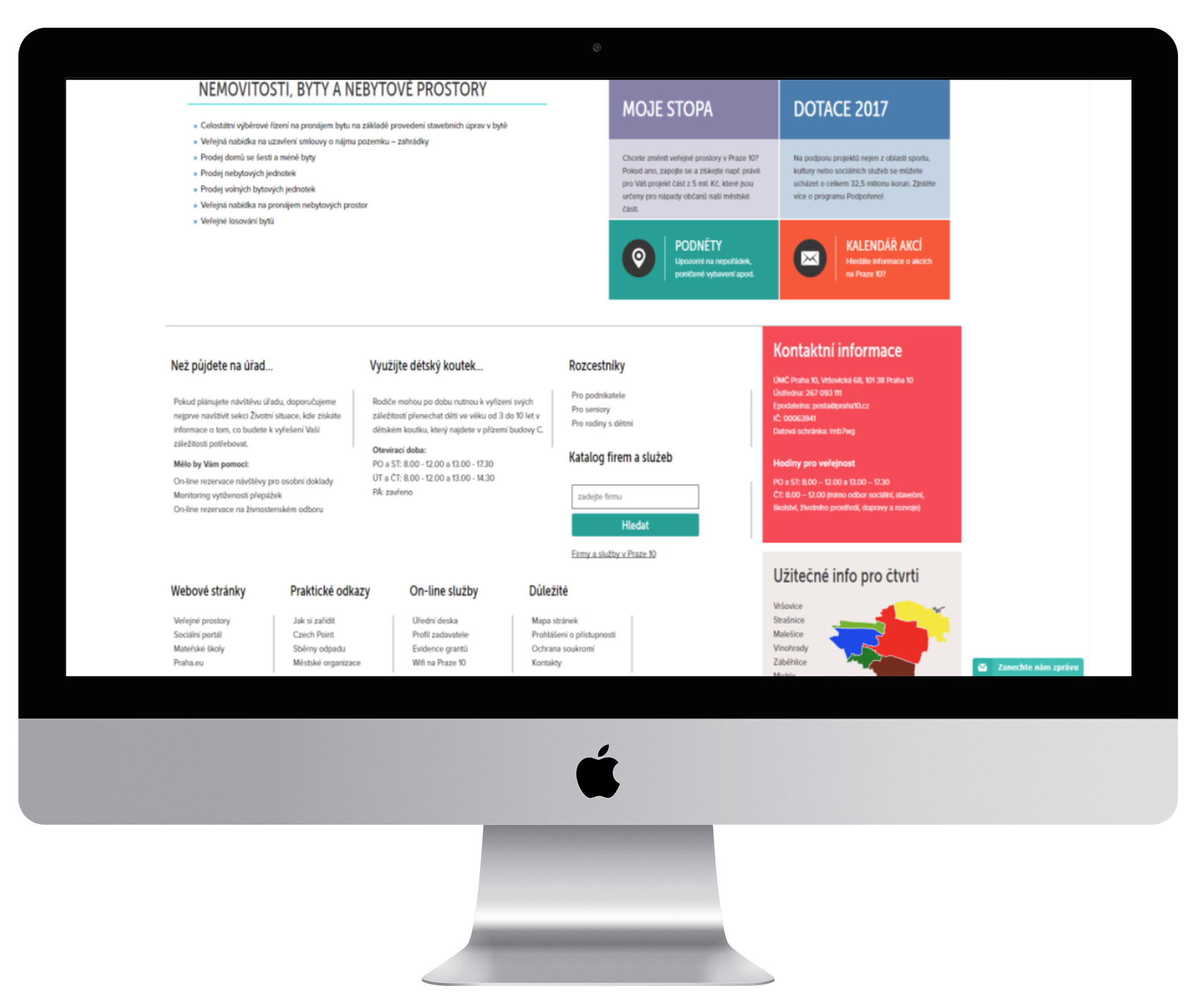 Capital city district portal for residents supporting social life in the capital — screenshot 5
