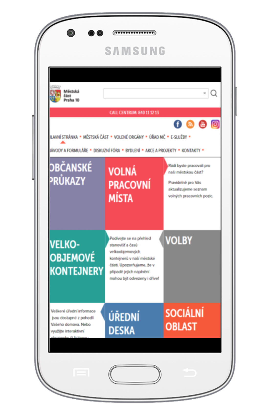 Capital city district portal for residents supporting social life in the capital — screenshot 3