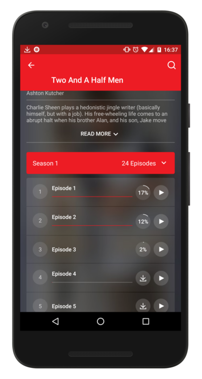 Video on demand platform with more than 10 million downloads — screenshot 4