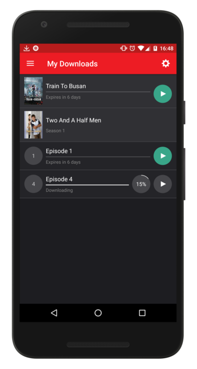 Video on demand platform with more than 10 million downloads — screenshot 2