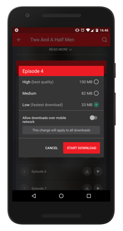 Video on demand platform with more than 10 million downloads — screenshot 3