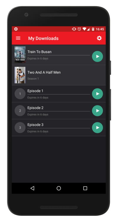 Video on demand platform with more than 10 million downloads — screenshot 5